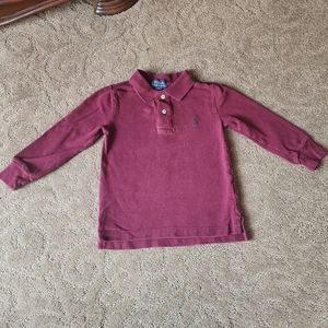 Toddler Polo Long Sleeve Shirt